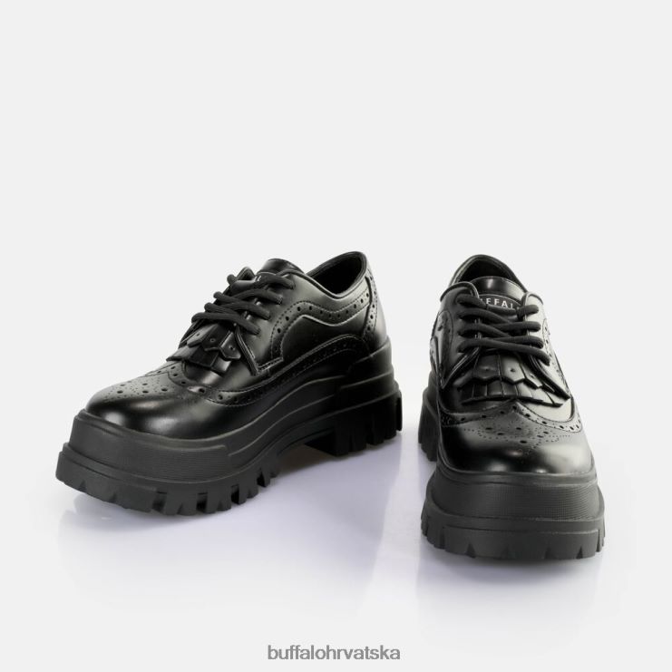 crno Buffalo aspha brogue natikače veganske |mokasinke TDD6T160